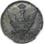 Polish Kingdom, 10 pfennig 1917 - NGC MS65