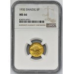 Free City of Danzig, 5 pfennige 1932 - NGC MS66