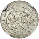 Duchy of Courland, Ernest Johann Biron, Groschen Mitawa 1763 - NGC MS63 - RARE