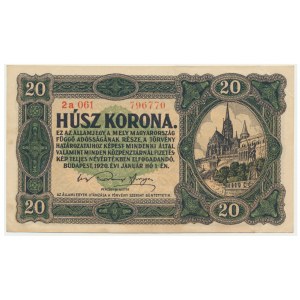 Hungary, 20 Korona 1920