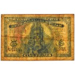 Bank of Indochina, New Hebrides, 5 francs (1944)
