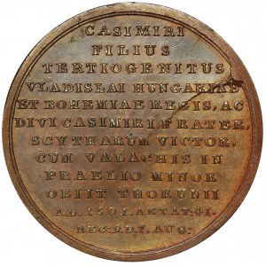 Medal from the Royal Suite, Johann I Albrecht - bronze