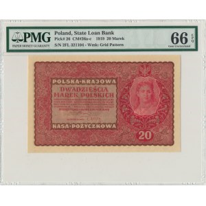 20 marek 1919 - II Serja FL - PMG 66 EPQ