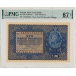 100 marek 1919 - IE Serja N - PMG 67 EPQ