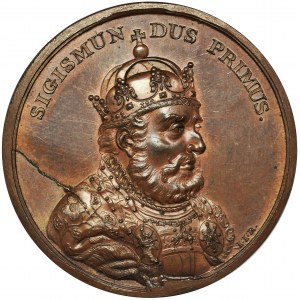 Medal ze Suity Królewskiej, Zygmunt I Stary - brąz