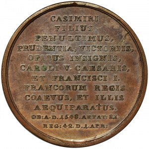 Medal ze Suity Królewskiej, Zygmunt I Stary - brąz
