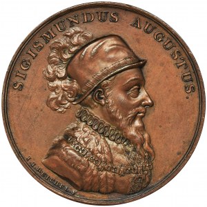 Medal from the Royal Suite, Sigismund II Augustus - bronze, ex.Herstal