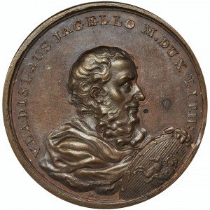 Medal from the Royal Suite, Ladislaus II Jagiello - bronze uniface, ex. Nagorka