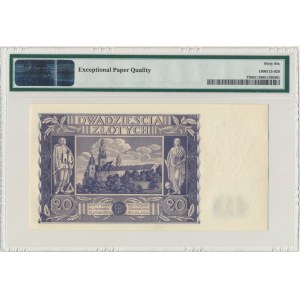 20 złotych 1936 - AX - PMG 66 EPQ