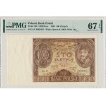 100 złotych 1934 - Ser.AV. - zw. +X+ - PMG 67 EPQ - rzadsza
