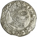Stefan Batory, Grosz Ryga 1581 - pełna data, przebitka G