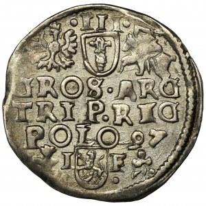 Zygmunt III Waza, Trojak Wschowa 1597 - SIGI, podwójne L