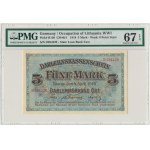 Kowno, 5 Mark 1918 - D - PMG 67 EPQ