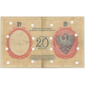 20 złotych 1924 - II EM A - falsyfikat z epoki