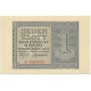 1 złoty 1940 - A -