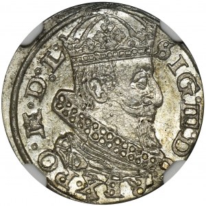 Sigismund III Vasa, Groschen Vilnius 1626 - NGC MS64
