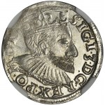 Sigismund III Vasa, 3 Groschen Posen 1592 - NGC MS64