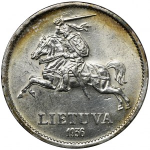 Litwa, Republika, 10 Litu Kowno 1936 - PIĘKNE
