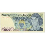 Destrukt, 1.000 złotych 1982 - FB - lustrzane odbicie awersu na rewersie