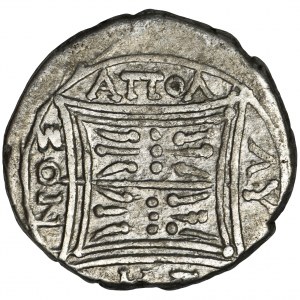 Grecja, Iliria, Apollonia, Drachma - Ariston, monogram AP