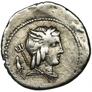 Republika Rzymska, L. Iulius Bursio, Denar