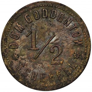 Dominial token, Goddentow, 1/2 Scheffel