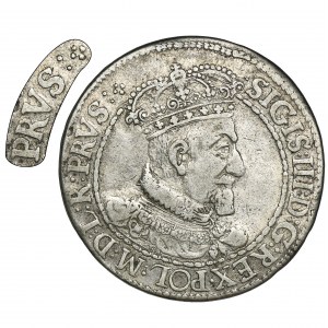 Sigismund III Vasa, 1/4 Thaler Danzig 1617 - PRVS:⠛
