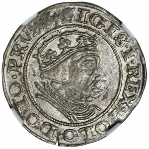 Zygmunt I Stary, Grosz Gdańsk 1540 - NGC MS61