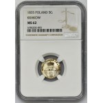 Free City of Krakau, 5 groschen 1835 - NGC MS62