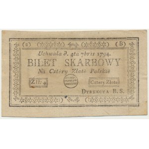 4 złote 1794 (2)(B)