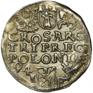 Sigismund III Vasa, 3 Groschen Posen 1594