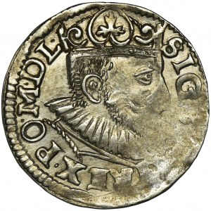 Zygmunt III Waza, Trojak Poznań 1594 - szeroka twarz