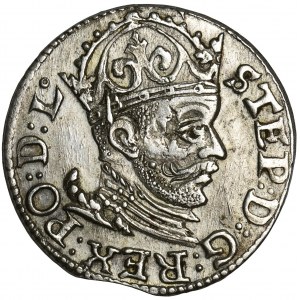 Stephen Bathory, 3 Groschen Riga 1584