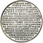 Medal ze Suity Królewskiej, Zygmunt III Waza - srebro - PIĘKNE