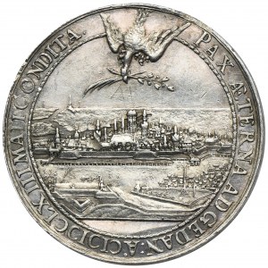 Jan II Kazimierz, Donatywa w srebrze Gdańsk 1660 - EKSTREMALNIE RZADKA