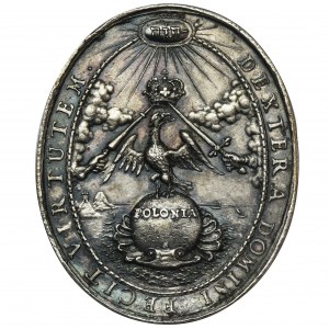 Michał Korybut Wiśniowiecki, Medal koronacyjny 1669 - PIĘKNY I BARDZO RZADKI