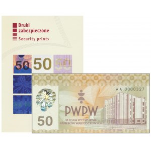 PWPW, 50 Gmach PWPW (2011) - w folderze emisyjnym