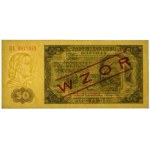 50 złotych 1948 - WZÓR - EL - PMG 67 EPQ