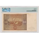1.000 złotych 1946 - Wb z kropką - PMG 53 - rzadka seria zastępcza