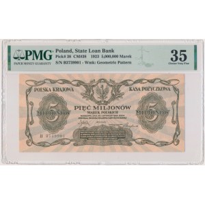 5 milionów marek 1923 - B - PMG 35