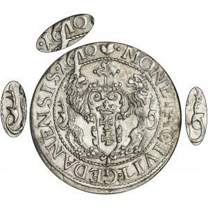 Sigismund III Vasa, 1/4 Thaler Danzig 1610 - VERY RARE