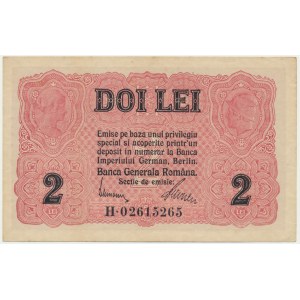 Romania, 2 Lei (1917)