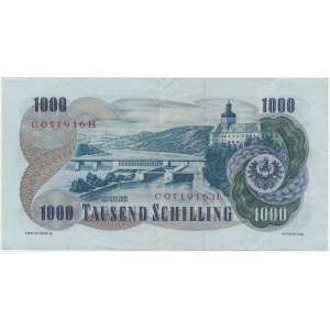 Austria, 1.000 szylingów 1961