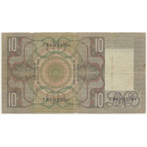 Holandia, 10 guldenów 1939