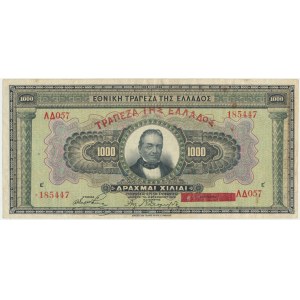 Greece, 1.000 Drachma 1926