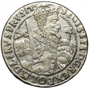 Sigismund III Vasa, 1/4 Thaler Bromberg 1622 - PRVS M