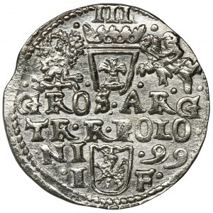 Sigismund III Vas, 3 Groschen Olkusz 1599