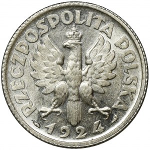 Kobieta i kłosy, 1 złoty Paryż 1924