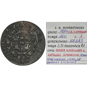 Poniatowski, Groschen Warsaw 1784 EB - ILUSTRATED
