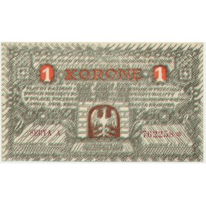 Kraków, 1 korona 1919 - A -